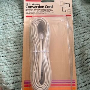 Recoton Phone 25ft Modular Conversion Cord